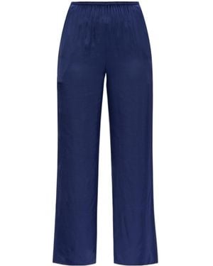 Diane von Furstenberg Wide-Leg Casual Trousers - Blue