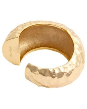 Self-Portrait Hammered Cuff Bracelet - Metallic