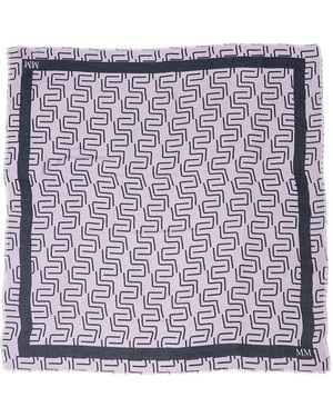 Max Mara Patterned Scarf - Purple
