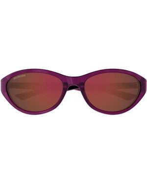 Balenciaga Eyewear Cat-Eye Frame Sunglasses - Purple