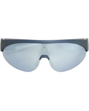 Moncler Myrr Oval Sunglasses - Blue