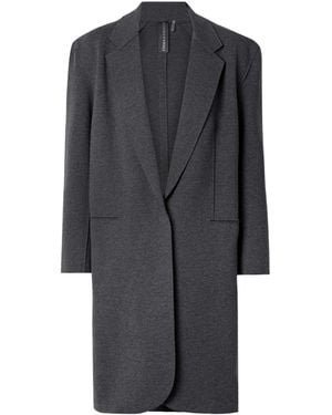 Norma Kamali Long-Sleeved Casual Coat - Grey
