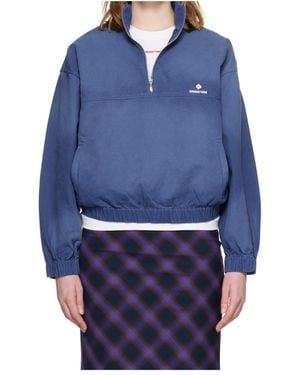 ShuShu/Tong Long-Sleeved Sweatshirt - Blue