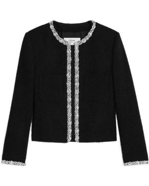 Celine Long-Sleeved Casual Jacket - Black