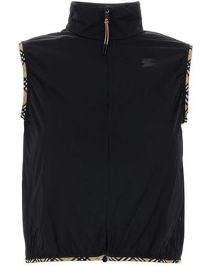 Burberry Aimee Sleeveless Jacket - Black