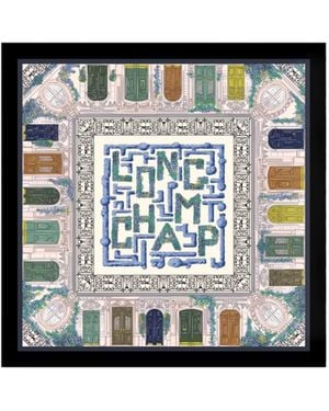 Longchamp Jardin Parisien Scarf - Black