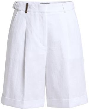 Peserico Tailored Shorts - White
