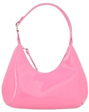 BY FAR Baby Amber Zipped Shoulder Bag - Pink