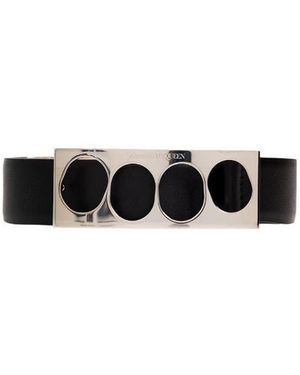McQueen The Grip Belt - White