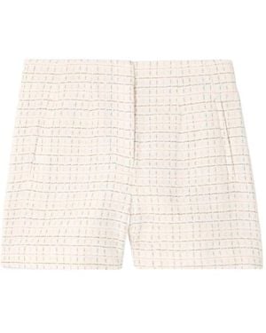 Veronica Beard Jazmin Tweed Shorts - Natural
