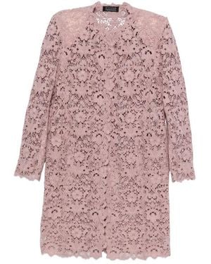 Gianluca Capannolo Charlotte Floral-Lace Coat - Pink