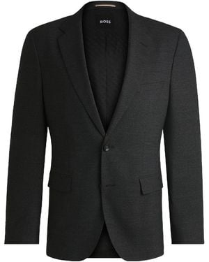 BOSS Single-Breasted Blazer - Black