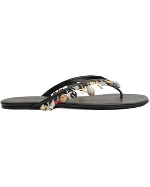 Christopher Esber Memento Charm Flip Flop - Black
