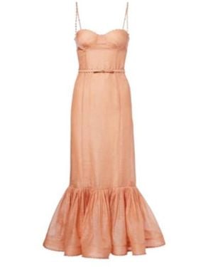 Zimmermann Strappy Dress - Pink