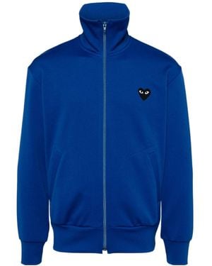 COMME DES GARÇONS PLAY Long-Sleeved Jumper - Blue