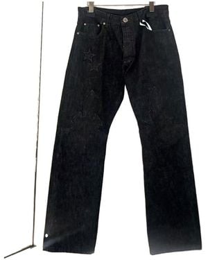 Chrome Hearts Belt Loop Jeans - Blue