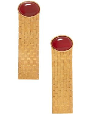 KHAITE Chronos Earrings - Metallic