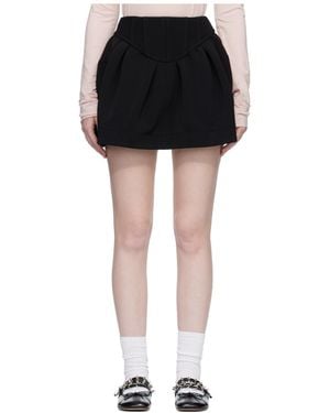OPEN YY Wire Mini Skirt - Black