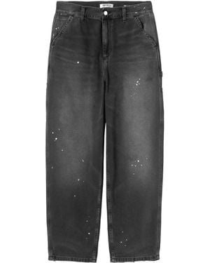 Carhartt Paint-Splatter Washed Jeans - Grey