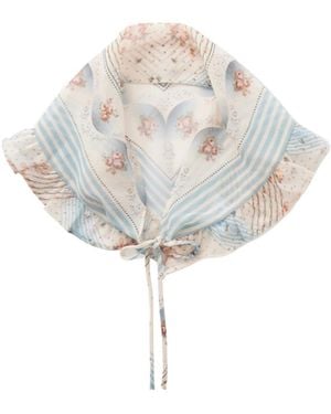 Anna Sui Lightweight Chiffon Headband - White