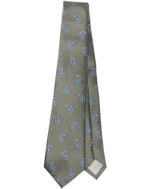 Giorgio Armani Pointed Tie - White
