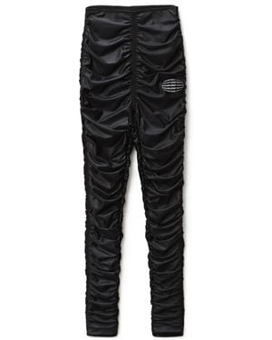 Alexander Wang High-Rise Logo Print Leggings - Black
