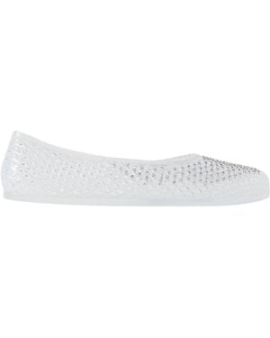 Ancient Greek Sandals Round-Toed Ballet Shoes - White