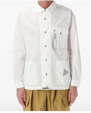 and wander Technical Shirt Jacket - White