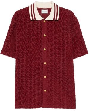 Drole de Monsieur Short-Sleeved Shirt - Red