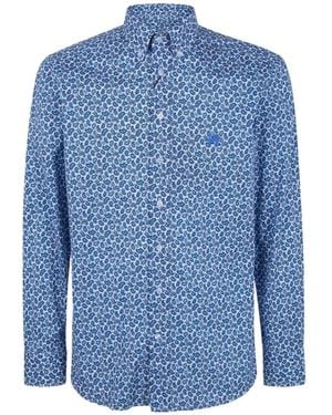 Etro Paisley-Print Shirt - Blue