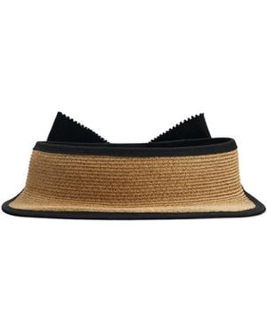 Roger Vivier Broche Vivier Buckle Visor - White