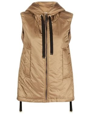 Max Mara Sleeveless Vest - Natural