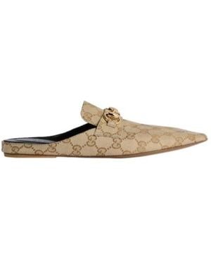 Gucci Ragazzo Slip-On Mules - White