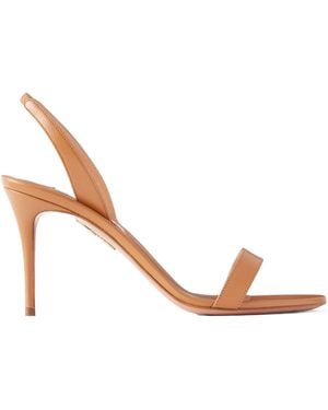 Aquazzura Leather Slingback Sandals - Multicolour