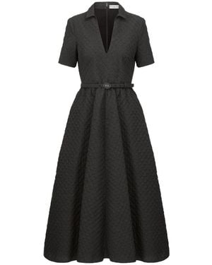 Dior Mid-Length Belted Dress - Black