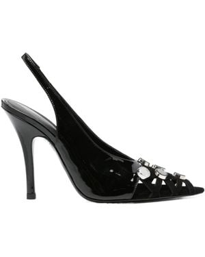 The Attico 110Mm Fiona Pumps - Black