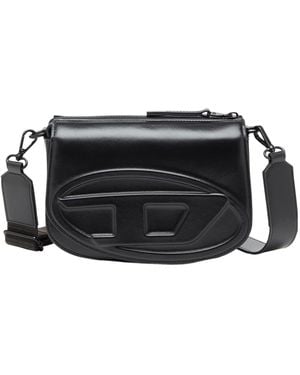 DIESEL 1Dg Logo Embossed Camera Bag - Black