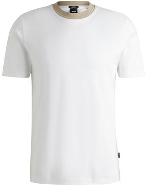 BOSS Crewneck Shortsleeve Tshirt - White