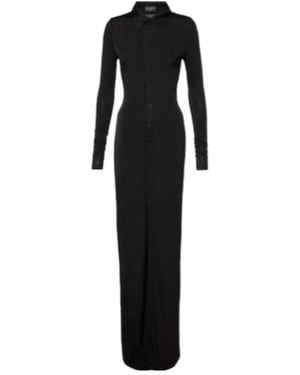 Balenciaga Jersey Maxi Dress - Black