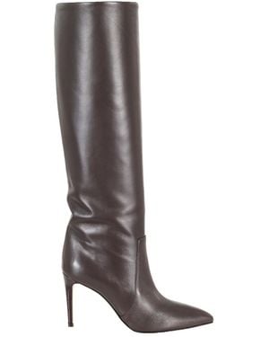 Paris Texas Stiletto Heeled Boots - Brown