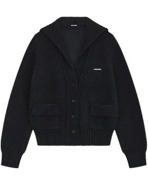 we11done Rib Long-Sleeved Jumper - Blue