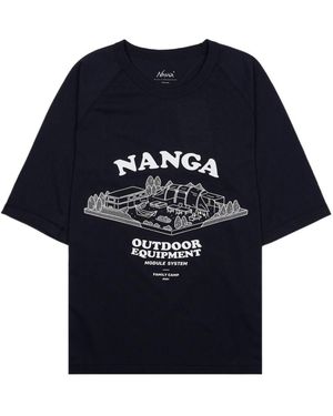 NANGA Dry Mix T-Shirt - Blue