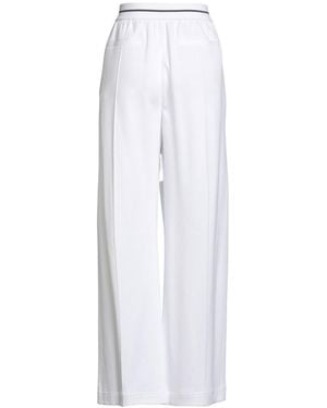 Brunello Cucinelli Casual Loosefit Pants - White