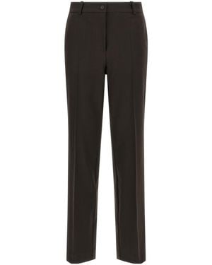 P.A.R.O.S.H. P.A.R.O..H. Pleated Tailored Trousers - Black