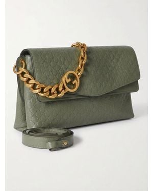 Gucci Medium Shoulder Bag With Chain - Green