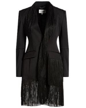 MM6 by Maison Margiela Single-Breasted Suit - Black