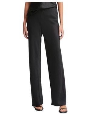 Vince Colette Wide-Leg Trousers - Black