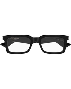 Saint Laurent Full-Rim Non-Prescription Glasses - White