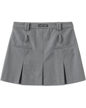 Marissa Chiara Belt Loop Skirt - Gray