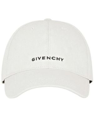 Givenchy Logo Embroidered Baseball Cap - White